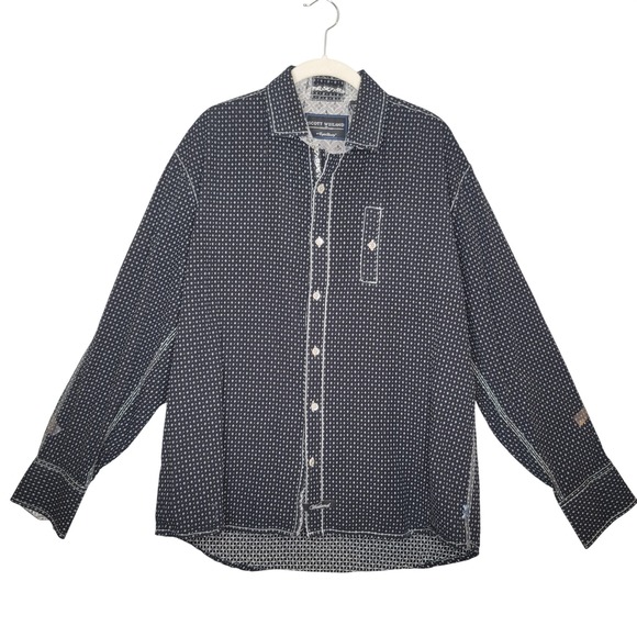 Scott Weiland Collection by English Laundry Other - Scott Weiland English Laundry Mens XXL Black Button Down Cotton STP Rockabilly
